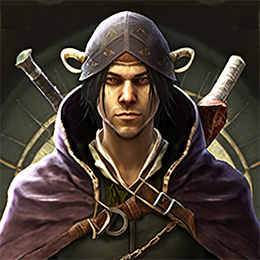 InfiniQuests class depiction (Magic-User/Thief)
