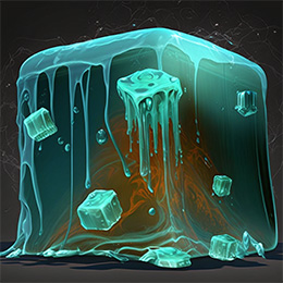 BrowserQuests monster depiction (Gelatinous Cube)