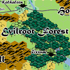 BrowserQuests™ Country depiction (Evilroot Forest)