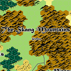 BrowserQuests™ Country depiction (The Skang Mountains)
