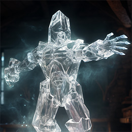 BrowserQuests monster depiction (Crystal Golem)