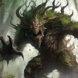BrowserQuests monster depiction (Cursed Treant)