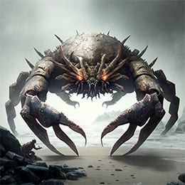 BrowserQuests monster depiction (Giant Crab)