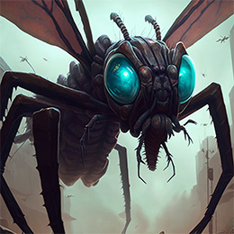 BrowserQuests monster depiction (Giant Mosquito)