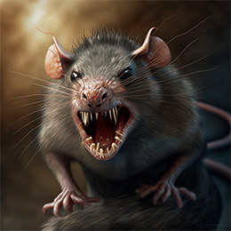 InfiniQuests monster depiction (Giant Mother Rat)