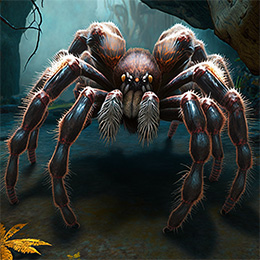 BrowserQuests monster depiction (Giant Tarantula)