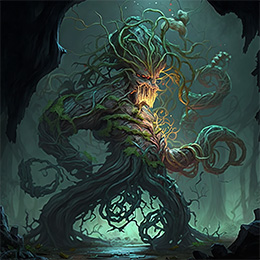 BrowserQuests monster depiction (Hangman Tree)