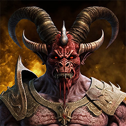 BrowserQuests monster depiction (Horned Devil)