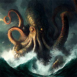 BrowserQuests monster depiction (Juvenile Kraken)