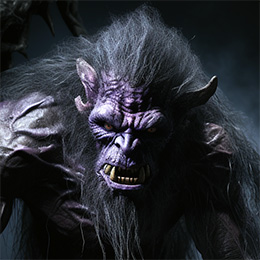 BrowserQuests monster depiction (Night Troll)
