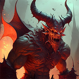 BrowserQuests monster depiction (Spined Devil)