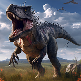 BrowserQuests monster depiction (Tyrannosaurus Rex)