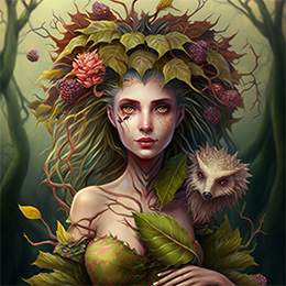 BrowserQuests monster depiction (Dryad)