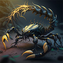 InfiniQuests monster depiction (Giant Scorpion)
