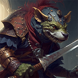 BrowserQuests monster depiction (Kobold Chieftain)